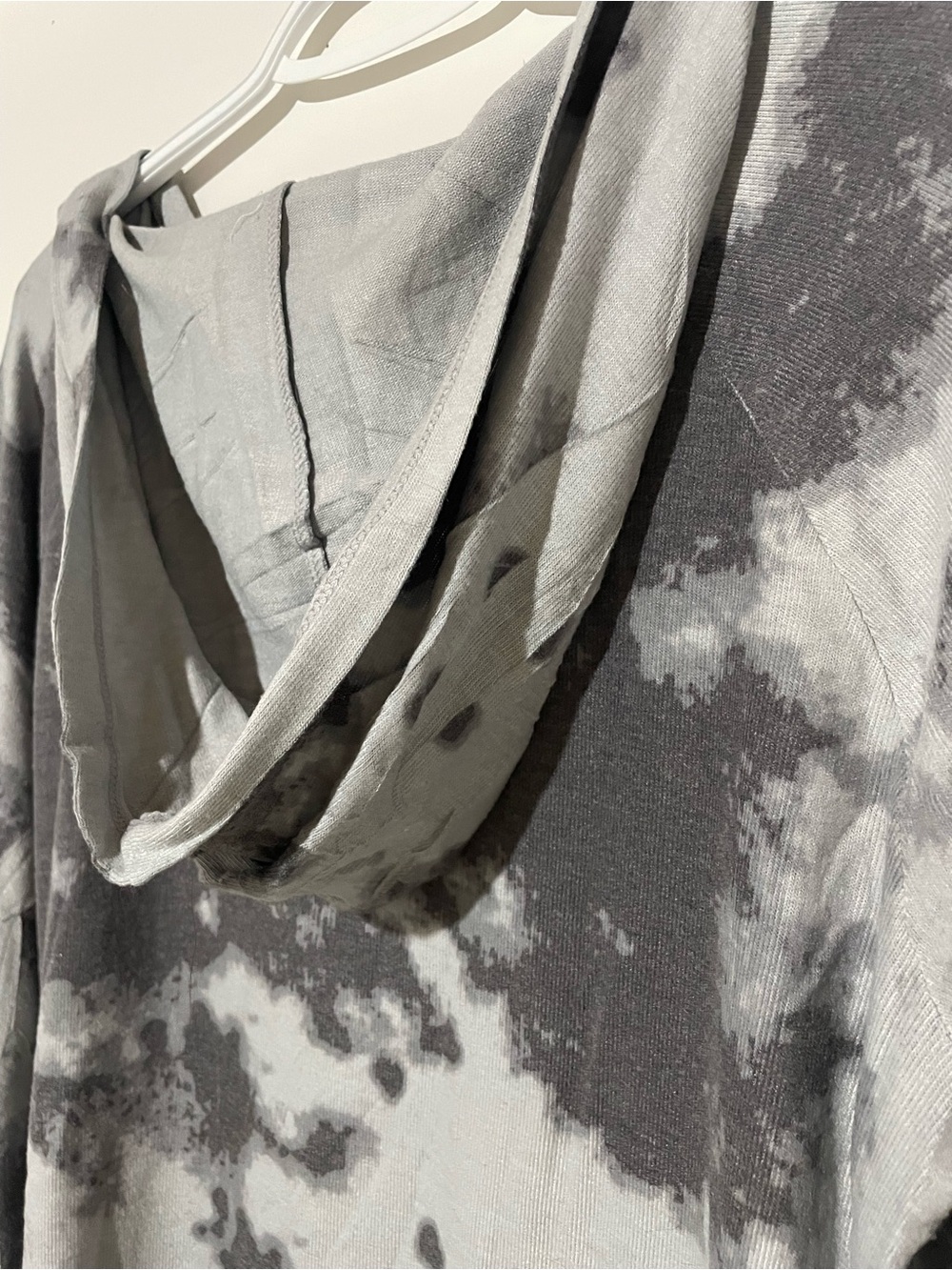 For The Republic Light Gray Hooded Pullover - Picture 6 of 6